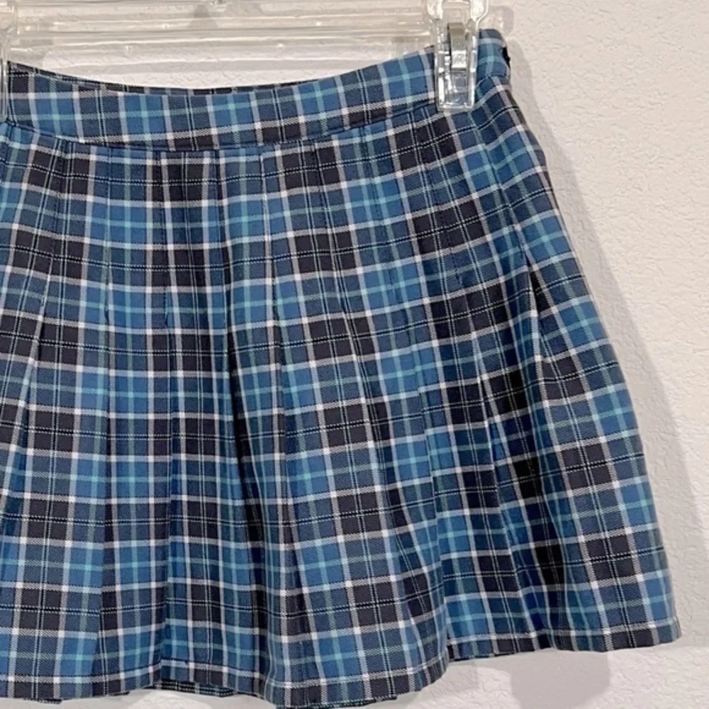 Aeropostale Plaid Pleated Micro Mini Skirt Size XS